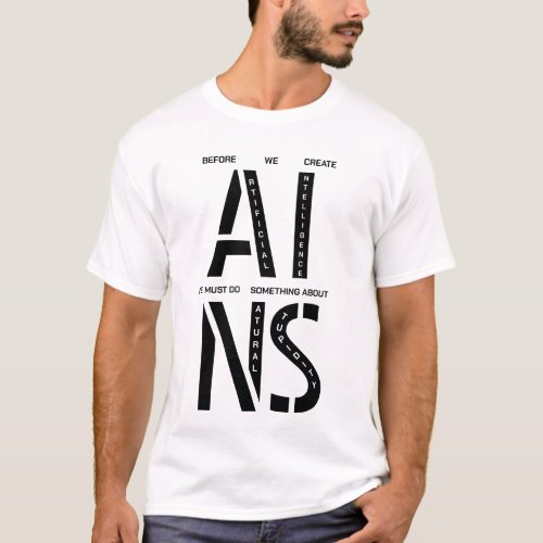Artificial Intelligence modern and simple T_Shirt