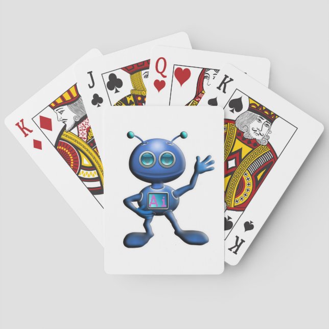 Artificial intelligence poker cards (Back)