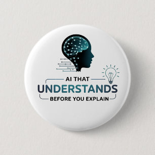Artificial Intelligence Smart Tech Design Button