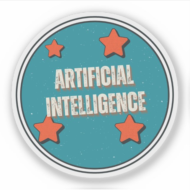 Artificial Intelligence Sticker (Front)