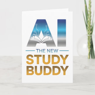 Artificial Intelligence Study Buddy Design Card