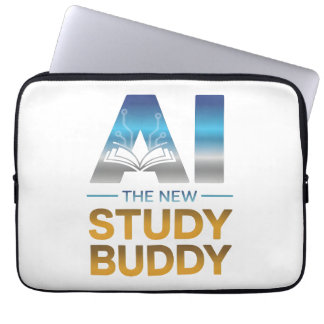 Artificial Intelligence Study Buddy Design Laptop Sleeve