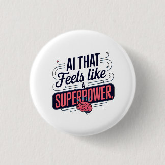 Artificial Intelligence Superpower Graphic Button