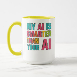 Artificial intelligence tee mug