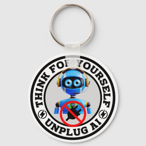 Artificial Intelligence _ Unplug AI Keychain