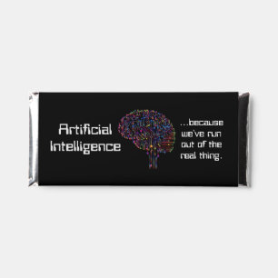 Artificial Intelligence vs Real Thing Hershey Bar Favors
