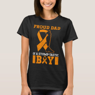 Artificial Leg And Limb Loss Awareness Dad T-Shirt