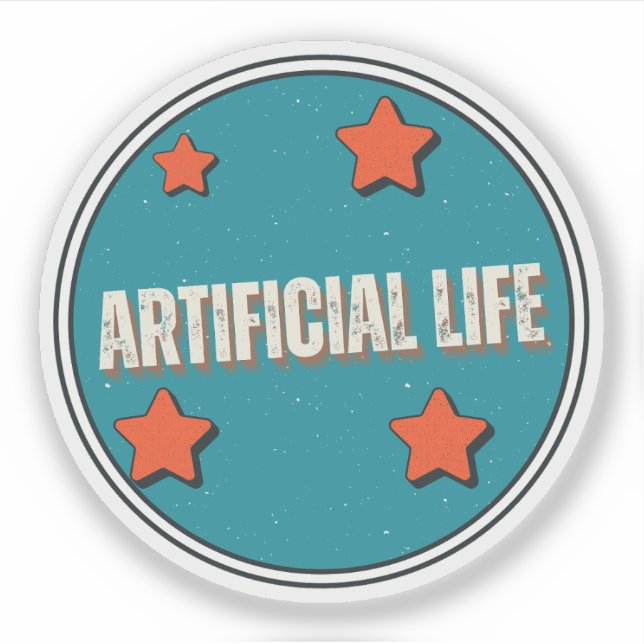 Artificial Life Sticker (Front)