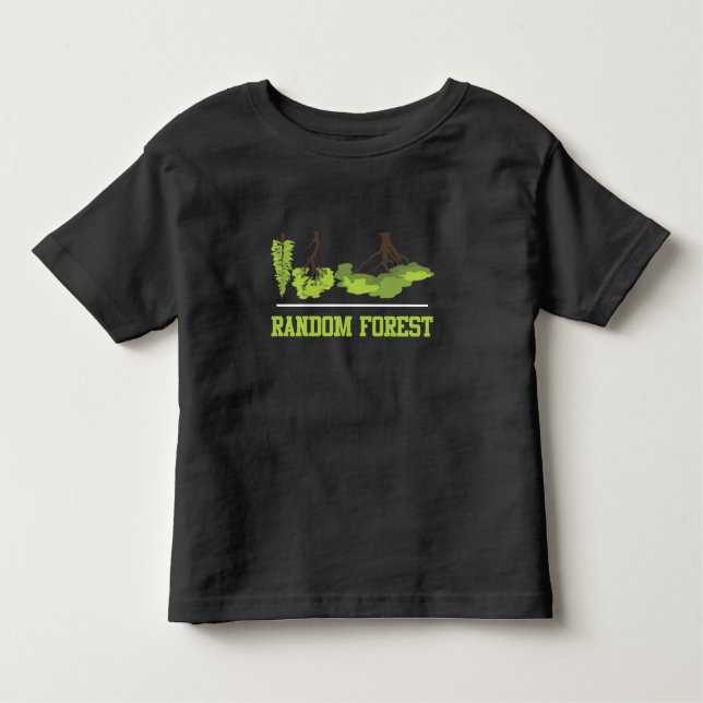 Artificial Meme Random Forest Tree Machine Toddler T-shirt (Front)