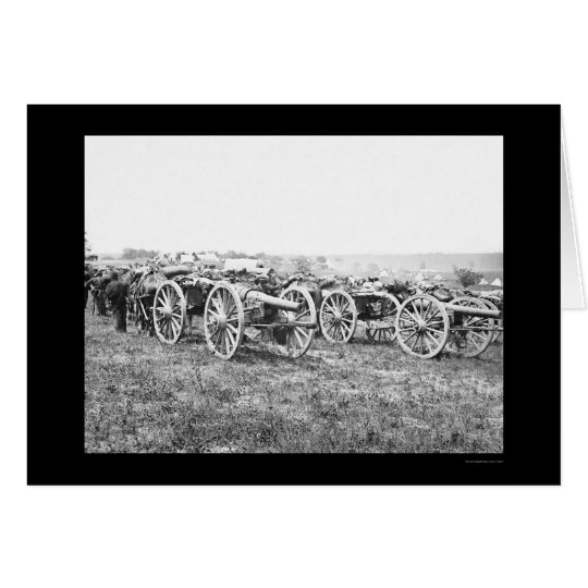 Artillery in Richmond, VA 1862 Card