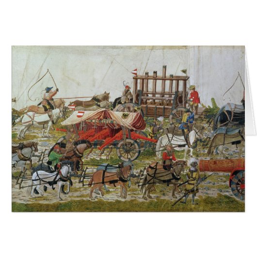 Artillery train of Maximilian I Cards (Front Horizontal)
