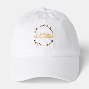 Artisan Baguette Bakery Logo Custom Name Hat