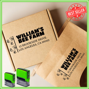 Artisan Bee Farm Family Business Self-inking Stamp