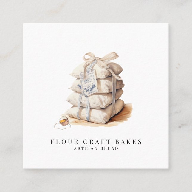Artisan Bread Baker Business Card (Front)