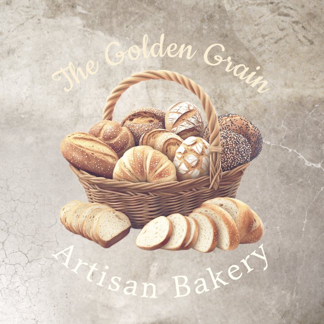 Artisan Bread Basket Floor Decal (Insitu)