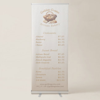 Artisan Bread Basket Retractable Banner