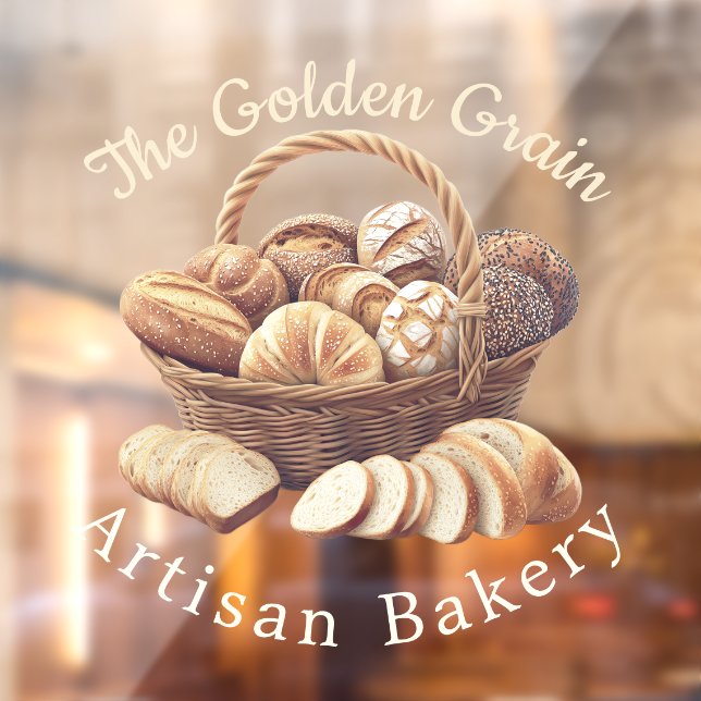 Artisan Bread Basket  Window Cling (Sheet 2)
