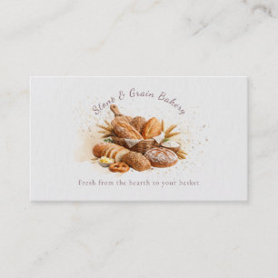 Artisan Bread & Wheat Basket Business Card