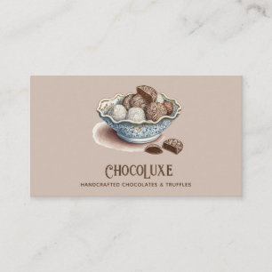 Artisan Chocolate Candy & Truffle Confections Business Card