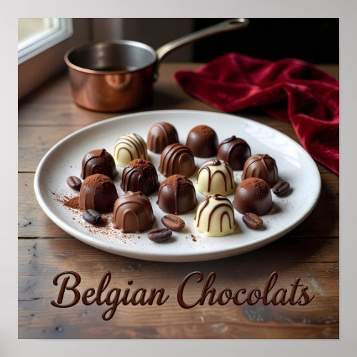 Artisan Chocolate Reverie Dessert Poster