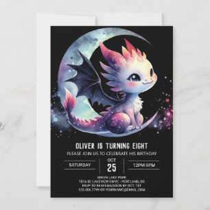 Artisan Dragon Birthday Customizable Invitation