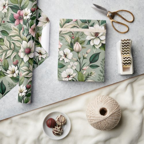 Artisan Florals 02 Wrapping Paper