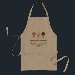 Artisan Ice Cream Maker Customizable Adult Apron<br><div class="desc">Artisan Ice Cream Maker Customizable Whimsical Design .    This is a template and ready for you to add your company details to . If you would like to change the background color  or font style and color click the customize further button at the end of the template .</div>