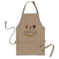 Artisan Ice Cream Maker Customizable Adult Apron