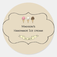 Artisan Ice Cream Maker Customizable