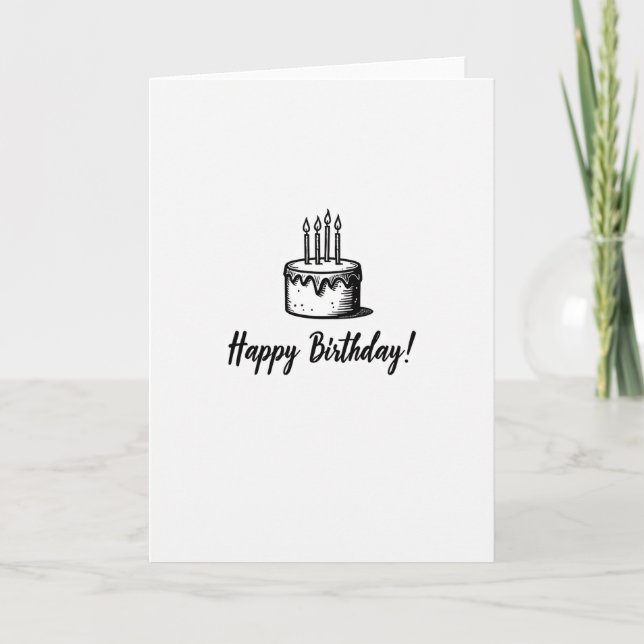 Artisanal Cake Birthday Card (Front)
