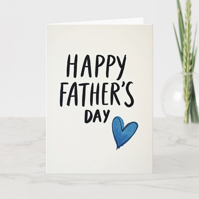 Artisanal Fathers Day Azure Card (Front)