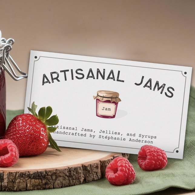 Artisanal Jams Business Card (Artisanal Jams Business Card)
