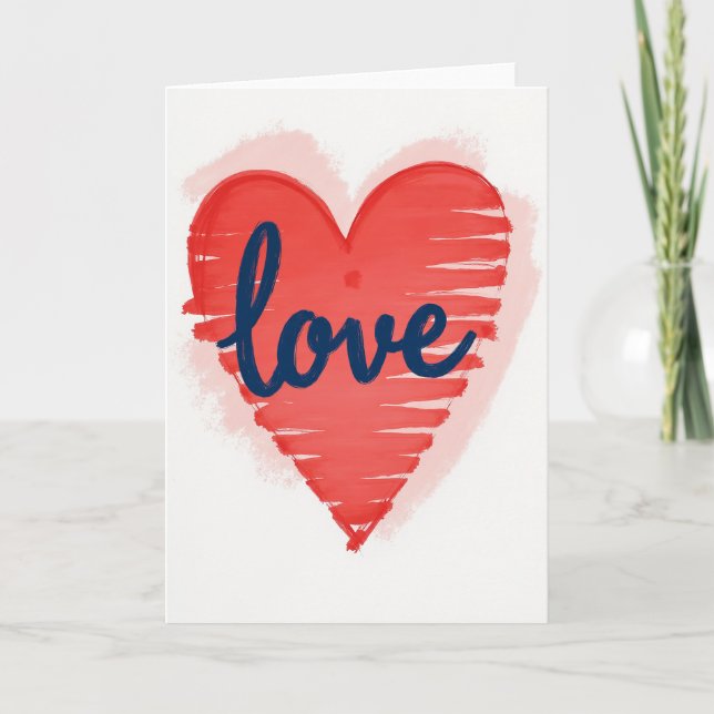 Artisanal Love Heart Card (Front)