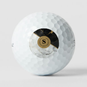 Artisanal Marble Monogrammed  Golf Balls