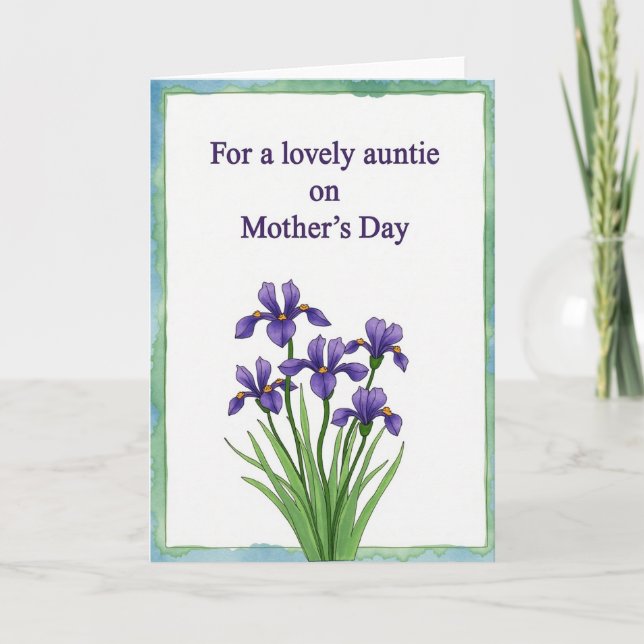 Artisanal Mothers Day Bloom Card (Front)