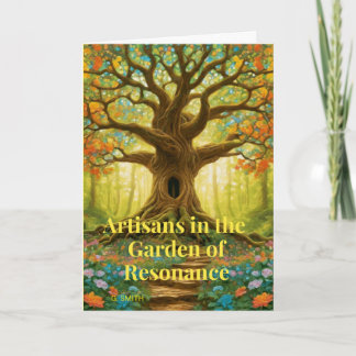 Artisans in the Garden of Resonance Card