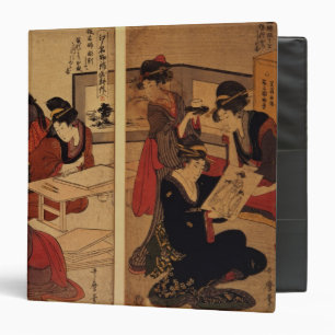 Artisans Making a Woodcut, c.1857 3 Ring Binder