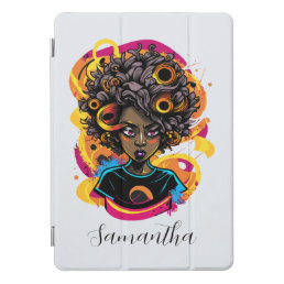 Artist Afro Woman iPad Pro Cover