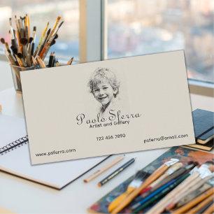 Artist and Gallery Business Card