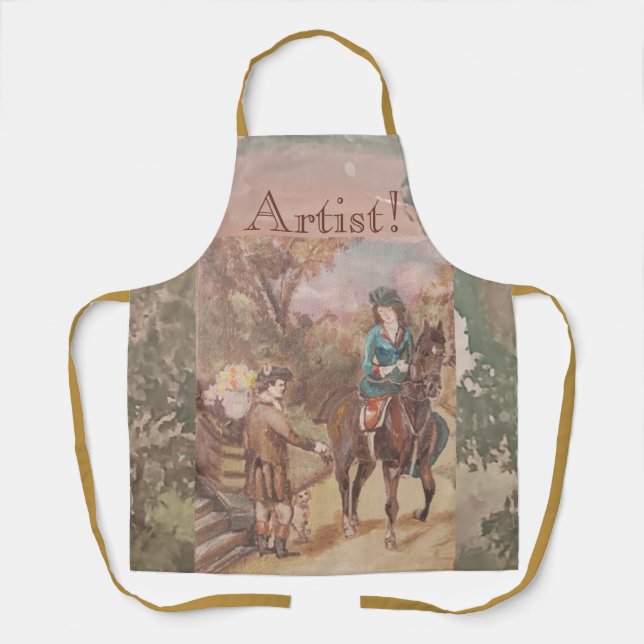 artist!  apron (Front)