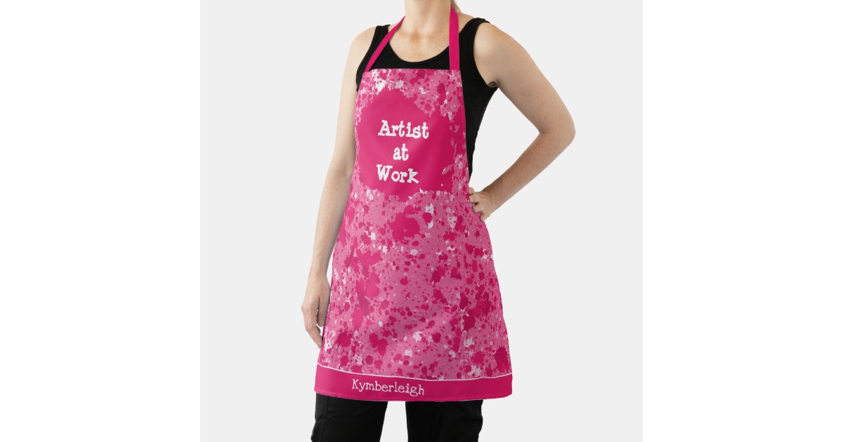 Personalised Artist Apron With Pockets