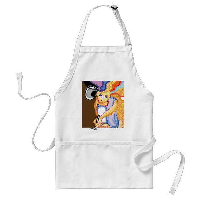 Artist at work adult apron (Front)
