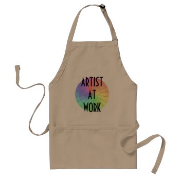 Artist At Work Apron Painting Creating Art Crafter by CricketDiane at Zazzle