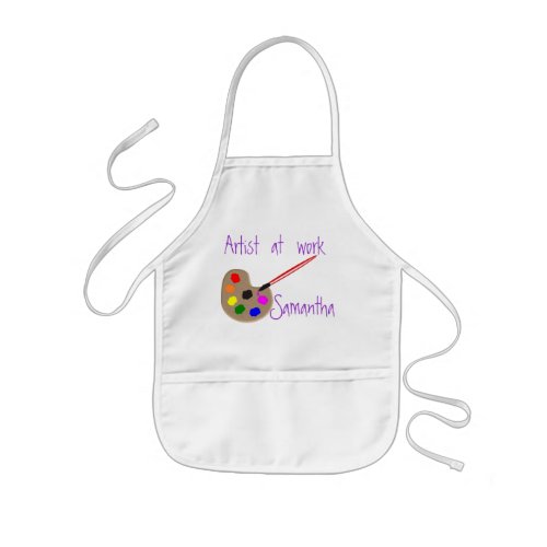Artist at Work _ Personalized kids apron