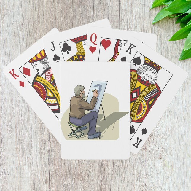 Artist At Work Poker Cards (Creator Uploaded)