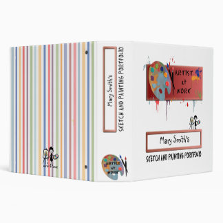 Artist At Work Portfolio 3 Ring Binder