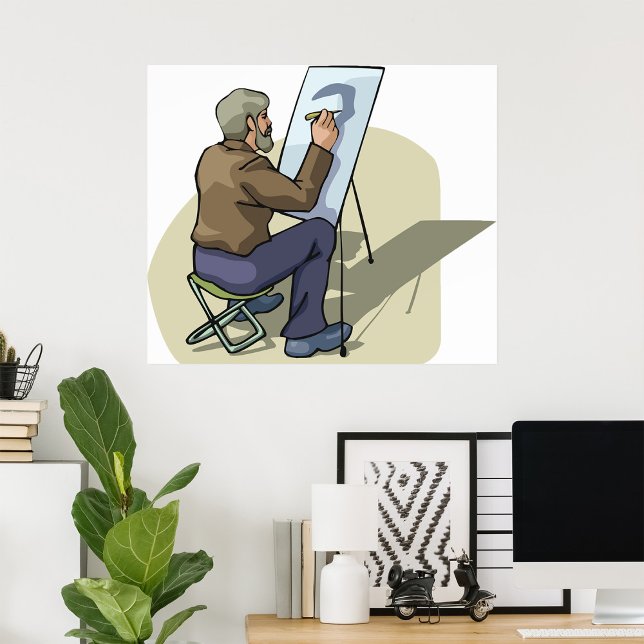 Artist At Work Poster (Creator Uploaded)