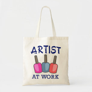 Artist at Work Tote Bag