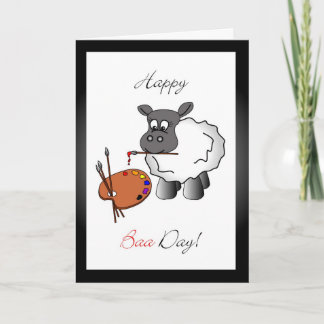 Artist birthday greeting card