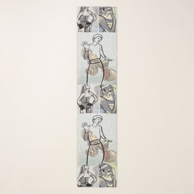 artist brittmarks scarves (Front)